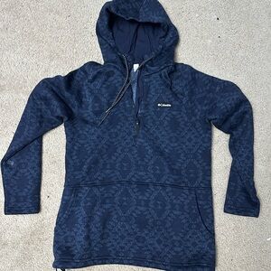 Columbia navy and black Patterned Pullover Hoodie